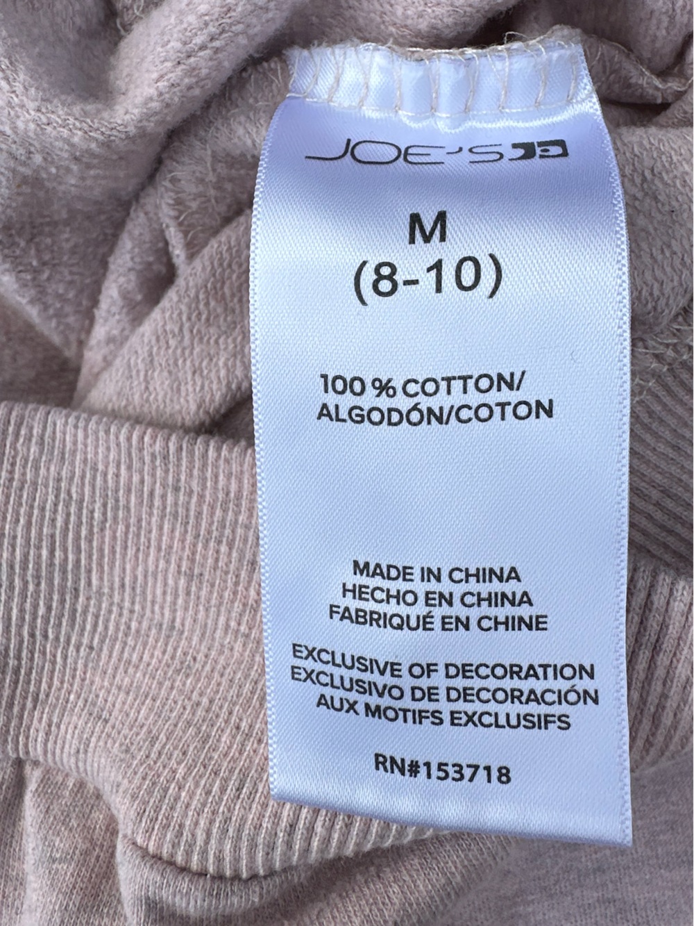 Joe's Kids Pink Ombré tie-dye Hoodie & Joggers Set Size M(8-10) - Picture 10 of 16